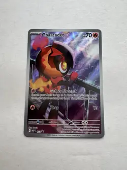 Pokemon: Charcadet MEP 022 Phantasmal Flames ETB Black Star Promo Card NM/M - Image 1