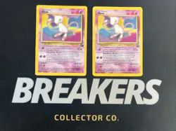 Wizards of the Coast (WotC) Black Star Promo Pokemon Card Lot: Mew 8 Non Holo x2 - Image 1