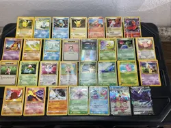 Pokemon Card ALL VTG RARE Lot 30 Cards Damaged Stamped Charizard Delta Species - Image 1