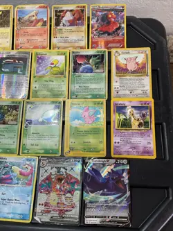 Pokemon Card ALL VTG RARE Lot 30 Cards Damaged Stamped Charizard Delta Species - Image 4