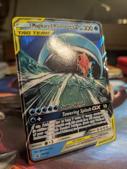 Magikarp & Wailord GX SM166 Holo Card NM Condition - Image 2