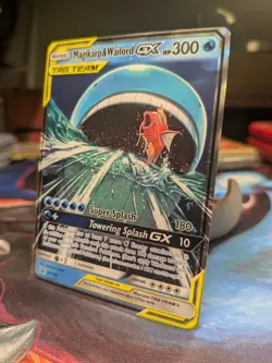 Magikarp & Wailord GX SM166 Holo Card NM Condition - Image 3