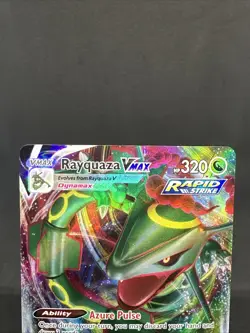 Pokemon TCG Rayquaza VMAX Ultra Rare 102/159 Sword & Shield Crown Zenith NM Card - Image 3