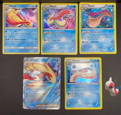 10x Pokemon Cards Milotic Feebas Lot - XY Holo Ultra Rare EX Exclusive TCG - Image 4