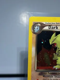 Pokemon TCG Dark Tyranitar Neo Destiny Holo Rare Card 11/105 Unlimited - Image 4