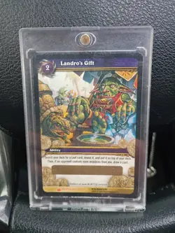 Landro's Gift Unscratched WoW World Of Warcraft TCG Loot Card - Image 1