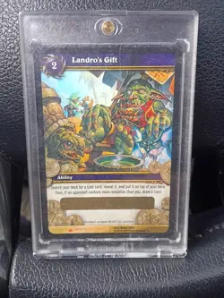 Landro's Gift Unscratched WoW World Of Warcraft TCG Loot Card - Image 4
