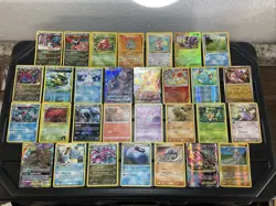 Pokemon Card ALL VTG RARE Lot 30 Cards Damaged Stamped Charizard Mewtwo Gx - Image 1