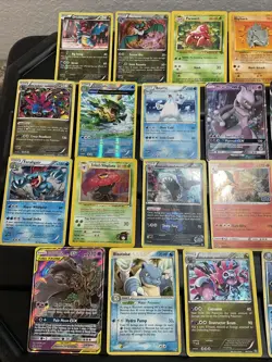 Pokemon Card ALL VTG RARE Lot 30 Cards Damaged Stamped Charizard Mewtwo Gx - Image 2