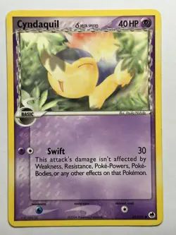 Cyndaquil (Delta Species) Dragon Frontiers 45/101 LP Pokemon Card - Image 1