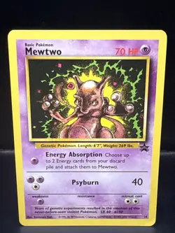 Pokemon Card - Mewtwo WoTC Black Star Promo 14 Non-Holo C - Image 1