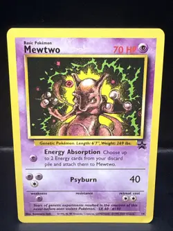 Pokemon Card - Mewtwo WoTC Black Star Promo 14 Non-Holo C - Image 2