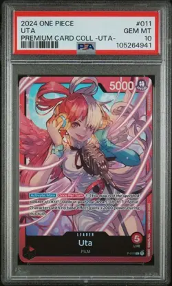 Uta P-011 - One Piece Uta Premium Card Collection - PSA 10 - Image 1
