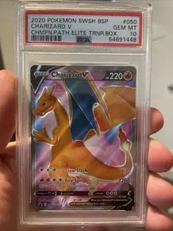 Charizard V SWSH050 SWSH: Sword & Shield Promo Cards Holo - Image 1