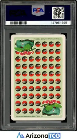 Pokemon 1998 Metapod Pokemon Stadium Green Playing Card Japanese GEM MINT PSA 10 - Image 2