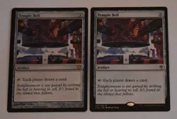 2X TEMPLE BELL Artifact Commander 2013 & 2016 Rare MAGIC GATHERING CARD - Image 2