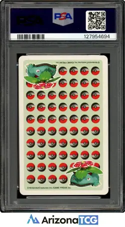 Pokemon 1998 Caterpie Jack Of Hearts Pokemon Stadium Green Playing Card PSA 10 - Image 2