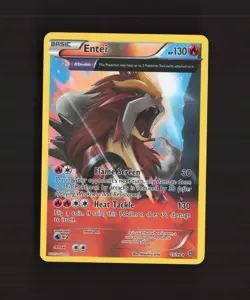 Entei 15/98 Ancient Origins Full Art Reverse Holo Rare Pokemon Card LP - Image 1