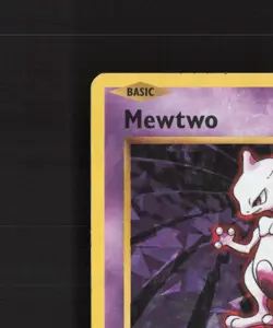 Mewtwo 51/108 Evolutions Cracked Ice Holo Rare Pokemon Card LP - Image 3