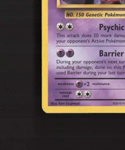 Mewtwo 51/108 Evolutions Cracked Ice Holo Rare Pokemon Card LP - Image 5