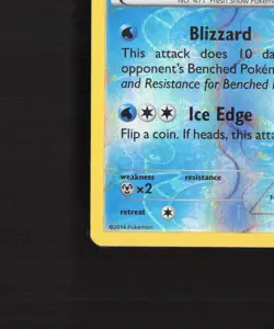 Glaceon 19/111 Furious Fists Reverse Holo Rare Pokemon Card LP - Image 5