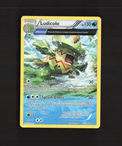 Ludicolo 37/160 Primal Clash Full Art Rare Pokemon Card LP - Image 1