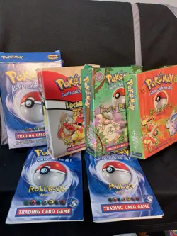 Lot of 4 Pokemon Theme Deck Empty Boxes/ Rulebooks - NO CARDS 1999 WOTC Vintage - Image 1