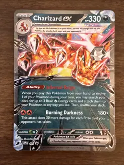 Charizard ex 196 Sv: Scarlet & Violet Promo Cards Holo - Image 1