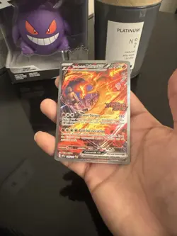 Pokemon TCG Team Rockets Moltres EX Destined Rivals Card 229/182 SIR Stamped - Image 4