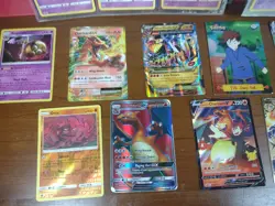 Pokemon Cards LOT BINDER V/VMAX EX GX Charizard Mewtwo Eevee Mimkyu Snorlax etc - Image 2