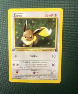 Eevee - Team Rocket 1st Edition 55/82 Pokemon Card LP - Image 3