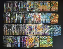200 Lot Pokemon TCG Chinese Card RR RRR VMAX Charizard Leafeon Glaceon #37 -FI38 - Image 1