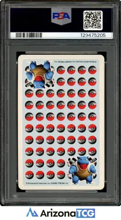Pokemon 1998 Gastly Jack of Clubs Pokemon Stadium Blue Playing Card PSA 8 - Image 2