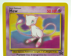 Mew Basic Pokemon Card - Black Star Promo card #8 Near Mint Condition - Image 2