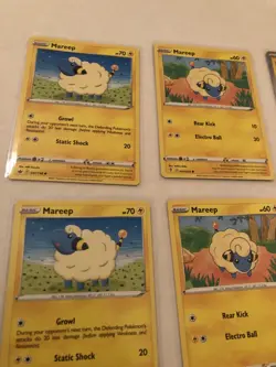 Lot Of 9 Mareep and Flaaffy Pokemon Cards - Image 4