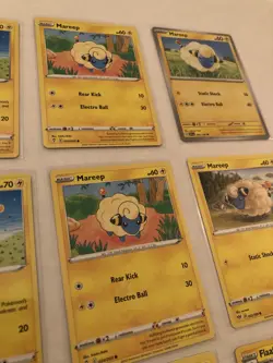 Lot Of 9 Mareep and Flaaffy Pokemon Cards - Image 5