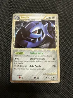 Pokemon TCG Steelix Holo Ultra Rare Prime Edition 2010 Unleashed Card 87/95 - Image 1
