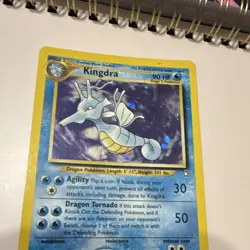 Pokemon TCG Neo Revelation Kingdra Holo 8/111 Stage 2 English Card Nintendo WOTC - Image 1