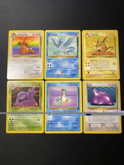 Pokemon TCG Fossil Non Holo Rare Vintage 1999 WOTC Mixed Card Lot - Image 1