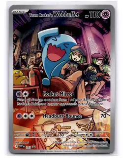 Team Rocket's Wobbuffet Promo SV: Scarlet & Violet Promo Cards 203 LP-NM - Image 1