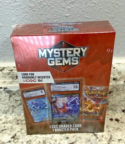 Pokemon Mystery Gems 1 CGC Graded Card & 1 Booster Pack 2025! New Sealed Box! - Image 2