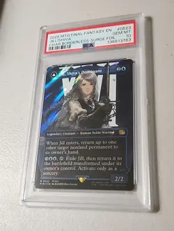 Jill, Shiva's Dominant Borderless Surge Foil PSA 10 💎💎 Final Fantasy MTG - Image 2