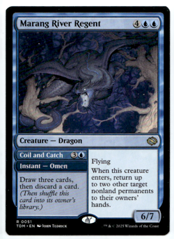 MARANG RIVER REGENT TARKIR: DRAGONSTORM DFT RARE CREATURE DRAGON MTG 51 - Image 1