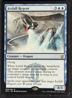 Icefall Regent #58 (MP) Dragons of Tarkir DTK Magic MTG - Image 1