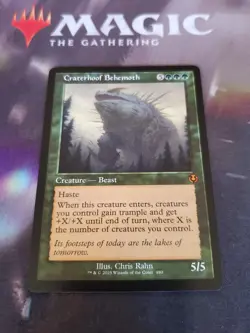 Mtg. Craterhoof Behemoth. Retro Frame. Innistrad Remastered. Pack Fresh - Image 1