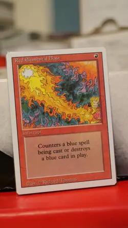 Red Elemental Blast - Revised (3ED) 1994 - MTG Magic the Gathering - Common - Image 1