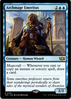Archmage Emeritus - R - Creature - Human Wizard - Normal - Commander: Tarkir: Dr - Image 1