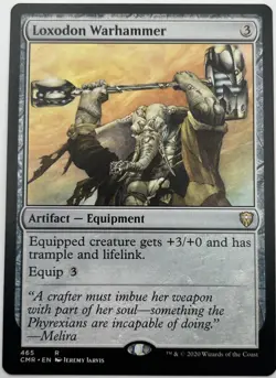 Loxodon Warhammer Regular NM #465 Commander Legends CMR Magic MTG - Image 1