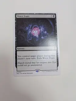 MTG - Worst Fears (White Border) - Mystery Booster 2 (MB2) NM/M Condition - Image 1