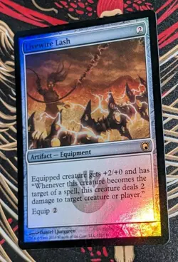 MTG *FOIL* Scars Of Mirrodin Rare LIVEWIRE LASH SP - Image 1